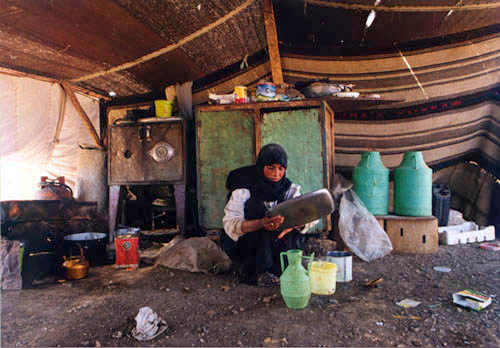 Bedouin tent